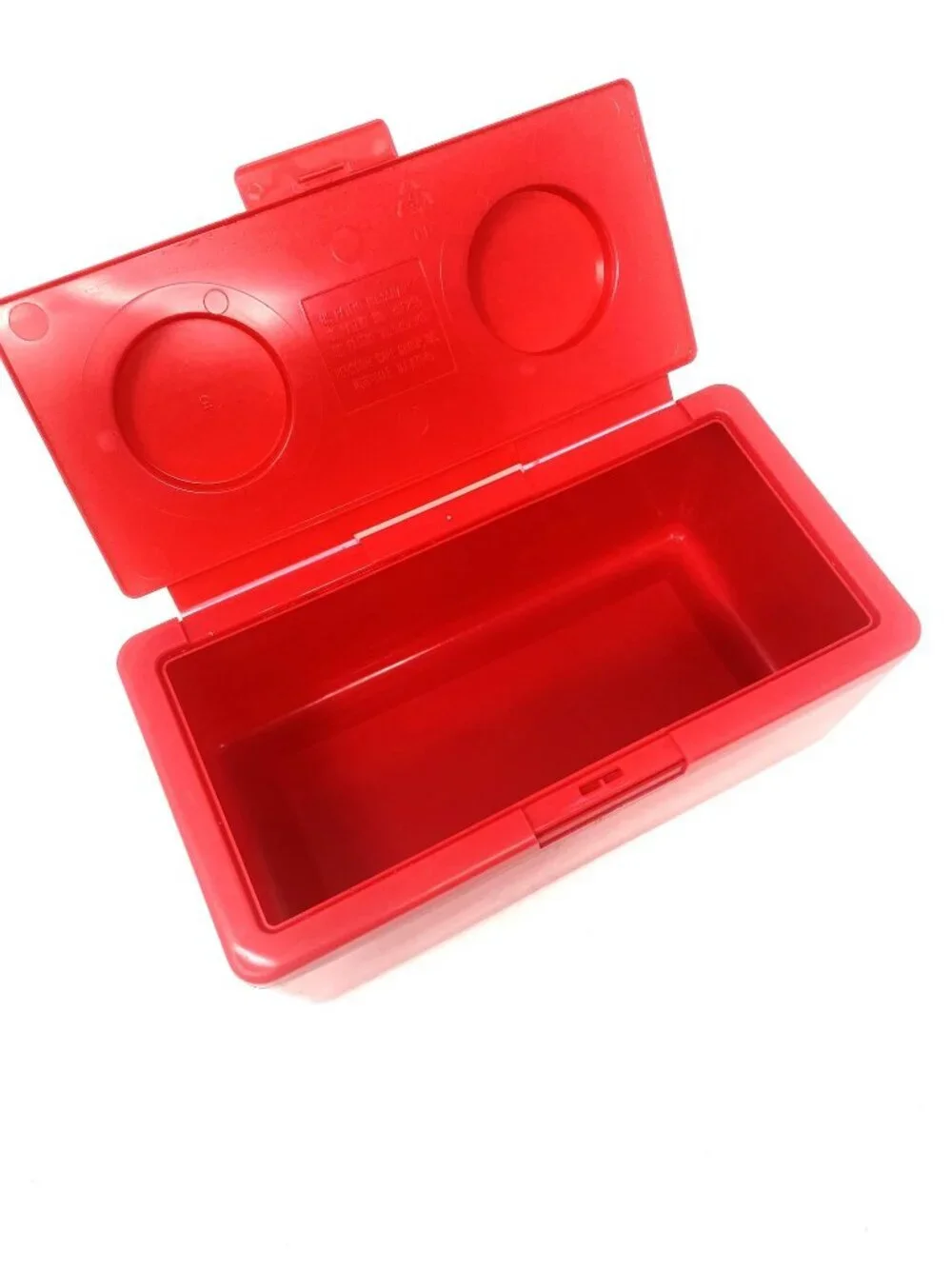 Vintage Chubbs Stackables Red Refillable Baby Wipes Storage Container EUC